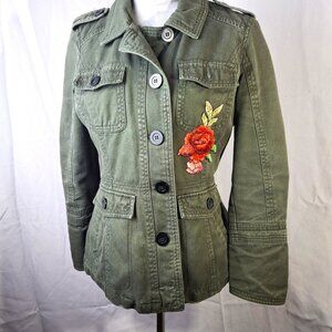 Embellished  Denim Jacket Vintage Converse Jean Jacket